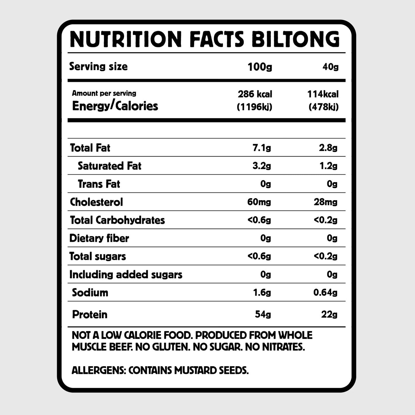 Lean Halal Biltong Slices 150g