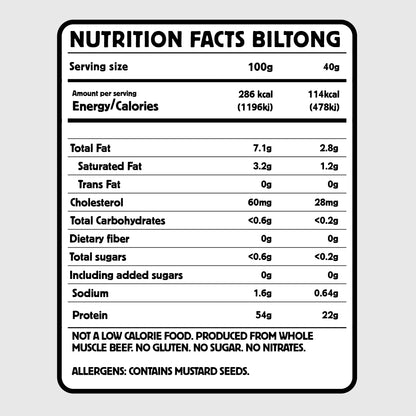 شرائح بيلتونج حلال قليلة الدهون 150 جرام 